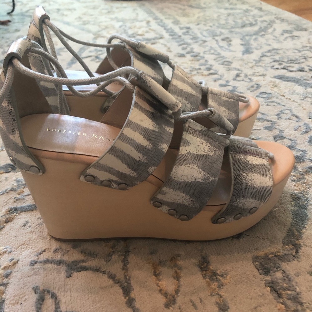 Loeffler Randall wedge heels! Size 7, never worn
